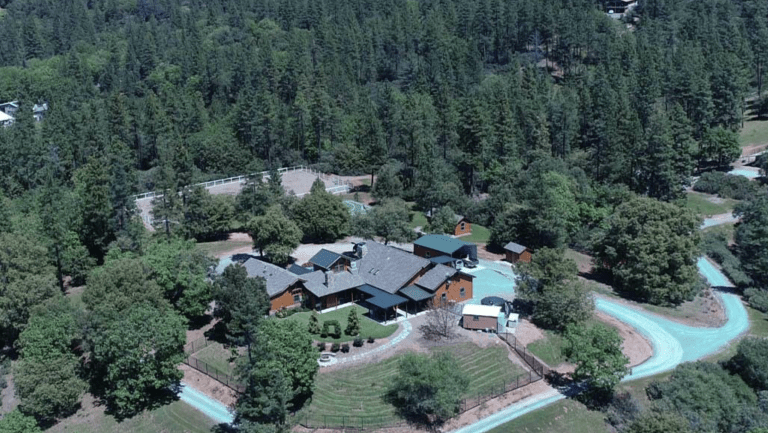 Dog & Pony ranch aerial photo
