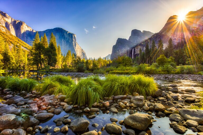 Sunrise on Yosemite Valley, Yosemite National Park, California